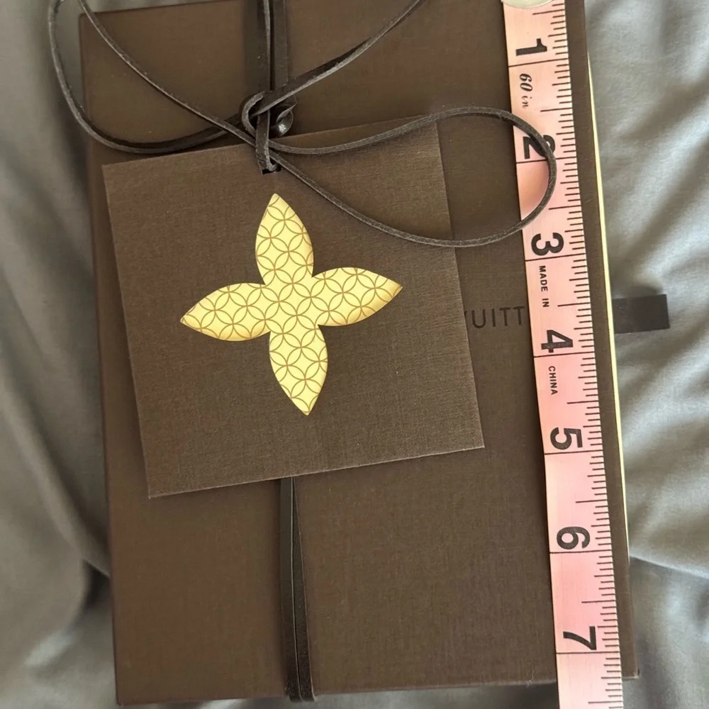 Louis Vuitton Beige Dust Bag and Blank Gift Card